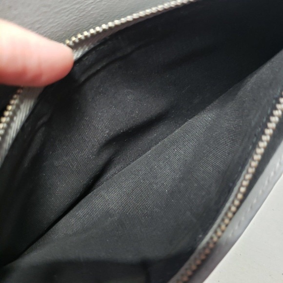 Dior Home Leather Wallet Gray Bifold Long Slim Unisex Checkbook Card Holder Logo - Picture 7 of 12